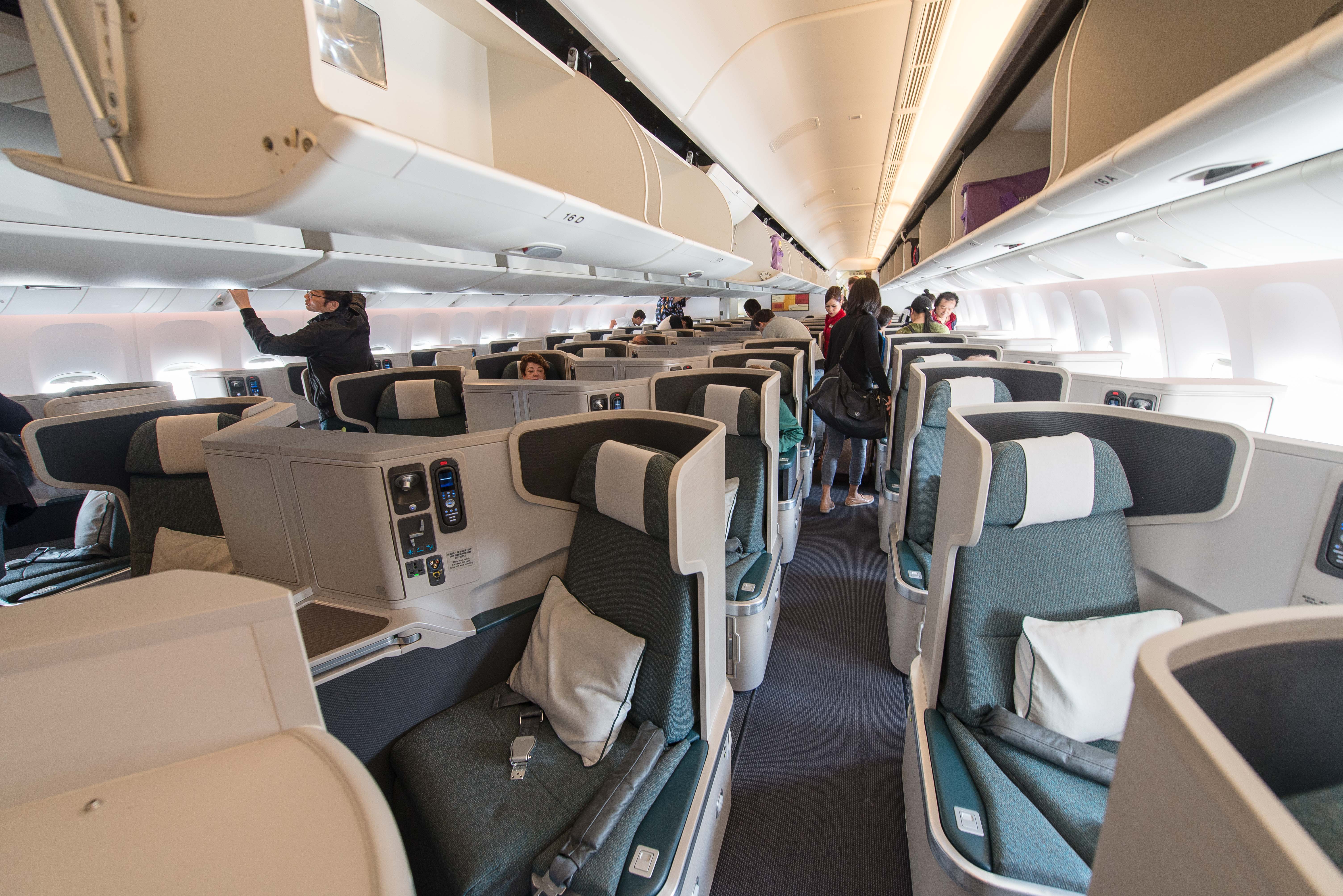 Cathay Pacific 77W Business Class Seat